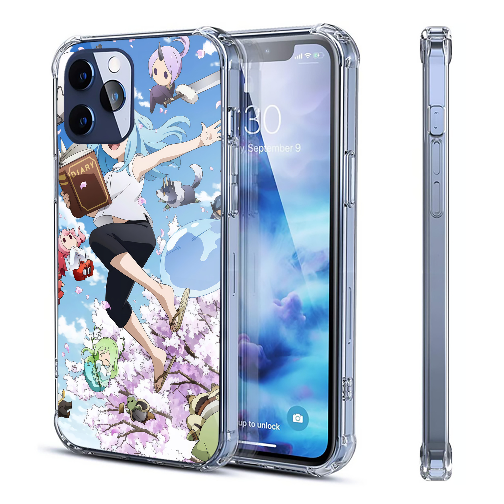 （画像用） 転スラ Regarding Reincarnated to Slime 【iPhone 12シリーズ対応】透明スマホケース（クリアソフトケース）